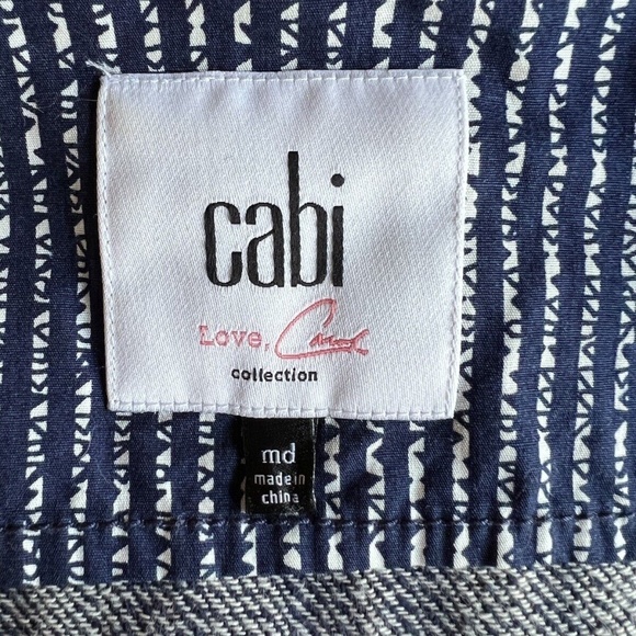 CAbi Blue Adventure Anorak Jacket Size Medium STYLE 5100 - Picture 3 of 8